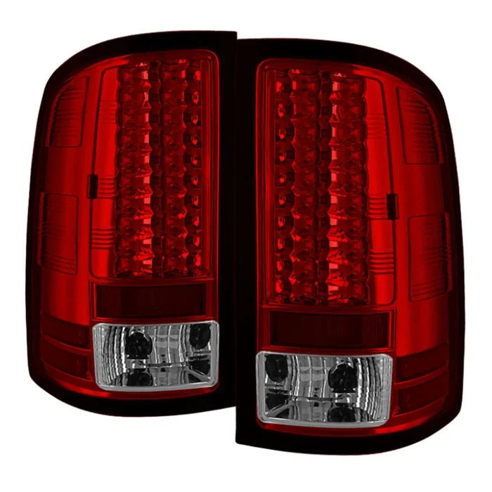 Spyder GMC Sierra 07-13 (Not 3500 Dually 4 Rear Wheels)LED Tail Lights Red Clear ALT-YD-GS07-LED-RC11.2 lb