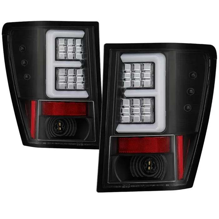 Spyder Jeep Grand Cherokee 05-06 Version 2 Light Bar LED Tail Lights – Black