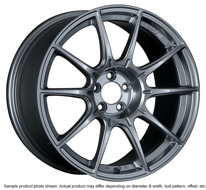 SSR GTX01 18×9.5 5×100 40mm Offset Dark Silver Wheel FRS / BRZ28.6 lb
