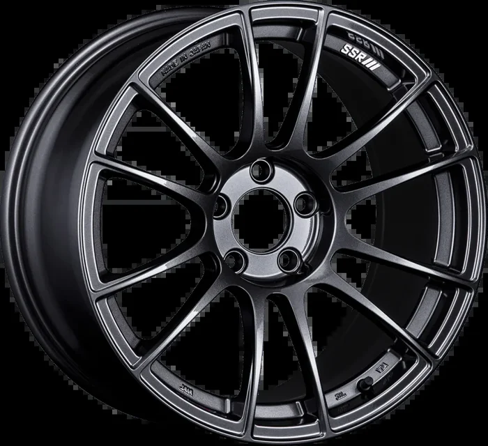 SSR GTX04 18×9.5 5×100 40mm Offset Dark Gunmetal Wheel