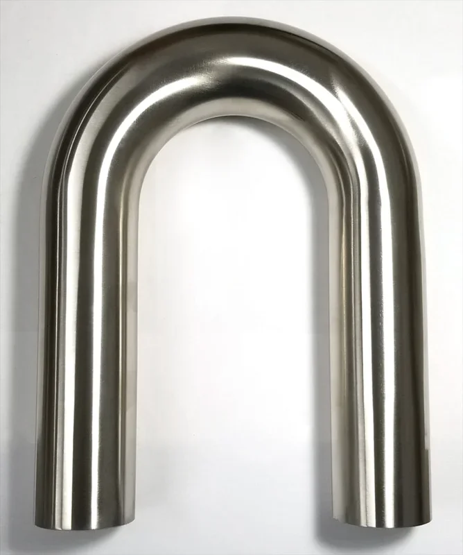Stainless Bros 2.25in Diameter 1.5D / 3.375in CLR 180 Degree Bend 6in Leg / 6in Leg Mandrel Bend2.6 lb