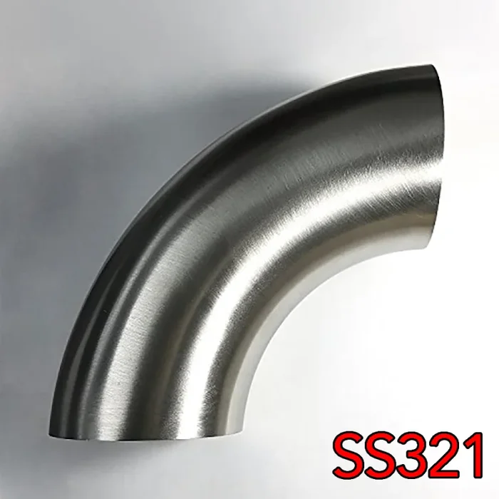 Stainless Bros SS Elbow LR1.88in SS321 90 Degree Mandrel Bend Elbow 1.5D – 16GA/.065in Wall – No Leg