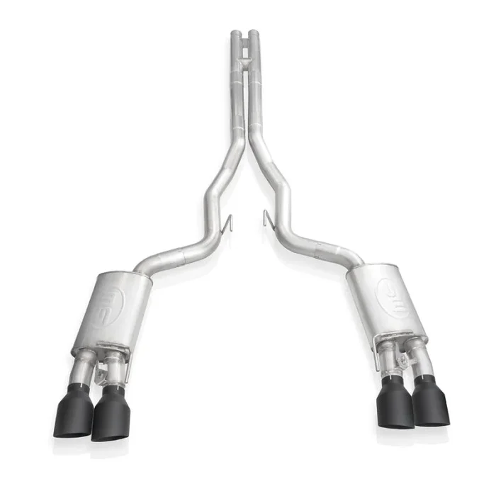 Stainless Works 2020 Ford GT500 Redline Catback H-Pipe Exhaust Factory Connect – Black Tips