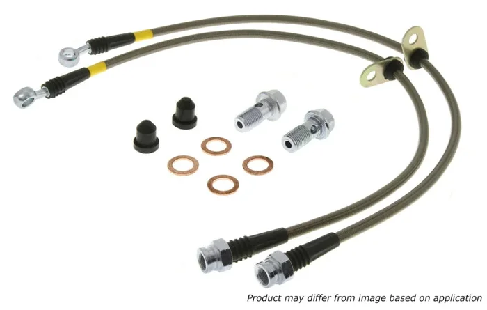 StopTech 07-12 BMW X5 / 09-12 X6 Rear Stainless Steel Brake Kit0.8 lb