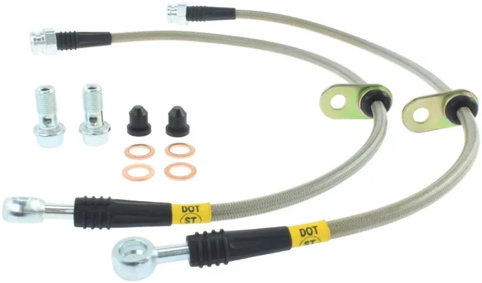 StopTech 09 Acura TSX / 08 Honda EX/EX-L / 09 Accord Coupe & Sedan Stainless Steel Front Brake Lines0.6 lb