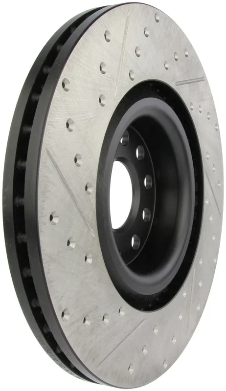 StopTech 09 VW Passat CC / 06-09 Passat Slotted & Drilled Left Front Rotor27.4 lb