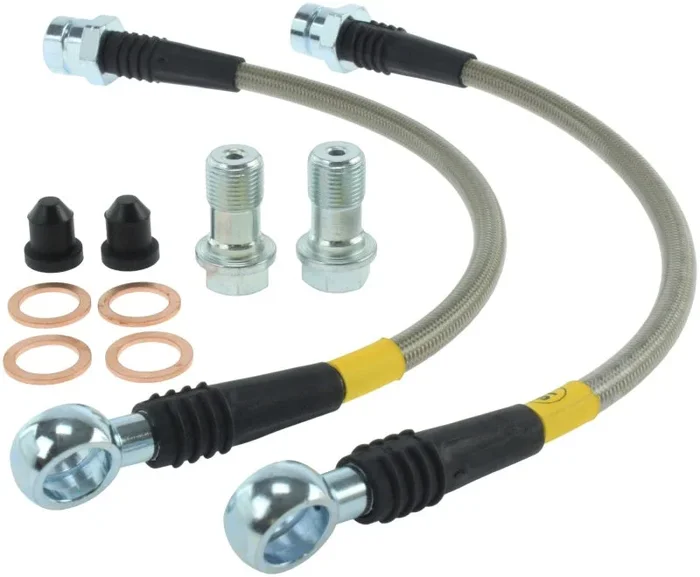 StopTech 15-17 Volkswagen GTI Stainless Steel Rear Brake Lines0.48 lb