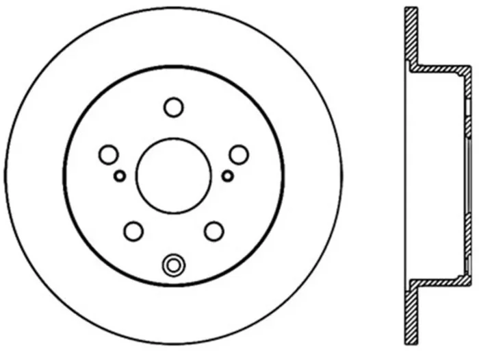 StopTech Sport Drilled & Slotted Rotor – Rear Left
