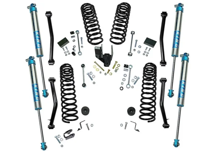 Superlift 18-20 Jeep Wrangler JL Unlimited – 4in Dual Rate Coil Lift Kit w/ King 2.0 Shocks
