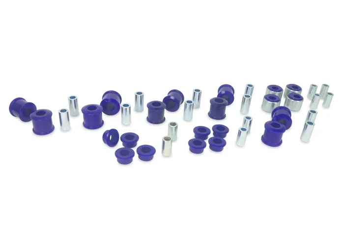 SuperPro 1991 Toyota Land Cruiser Base Front / Rear Vehicle Bushing Kit – 2 Deg. Caster Correction12.8 lb