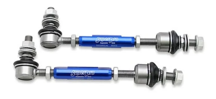 SuperPro 2003 Lexus GX470 Base Rear HD Adjustable End Link Set – 10mm Studs