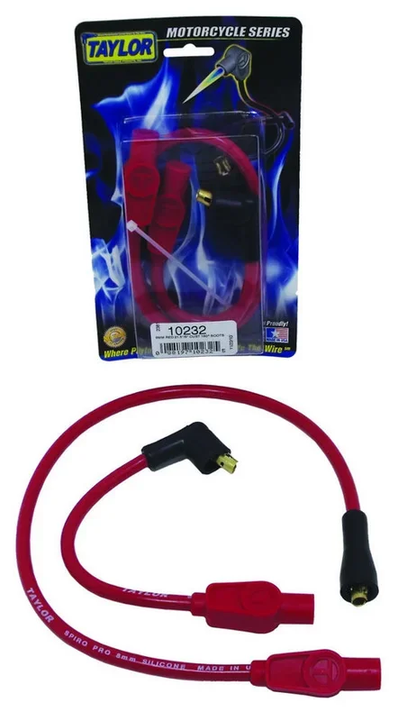 Taylor/Vertex Spark Pug Wire Set – 8mm Spiro Pro – Motorcycle