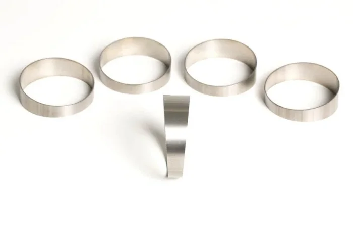 Ticon Industries 3.5in 45 Degree 1D/3.5in CLR Tight Radius 1mm Wall Titanium Pie Cuts – 5pk0.25 lb