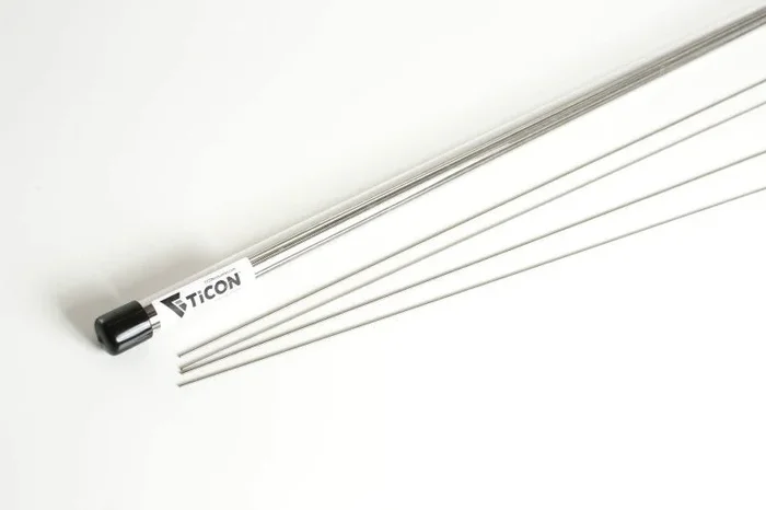 Ticon Industries 39in Length 1/4lb 1mm/.039in Filler Diamter CP1 Titanium Filler Rod0.33 lb
