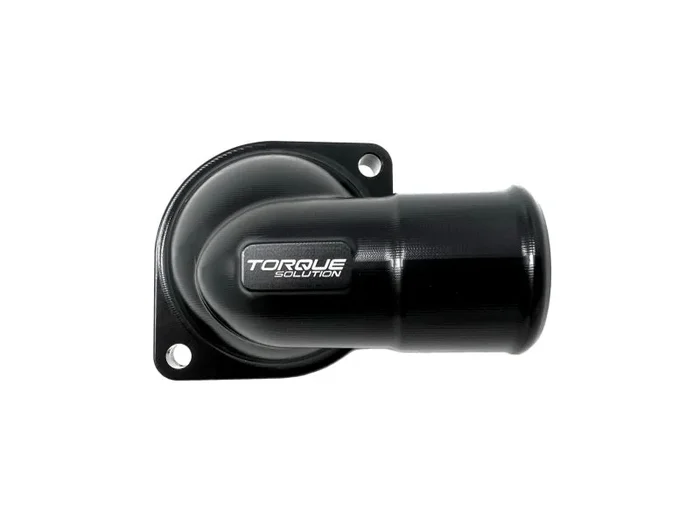 Torque Solution 02-14 Subaru WRX / 04-21 Subaru STI Billet Thermostat Housing – Black Anodized