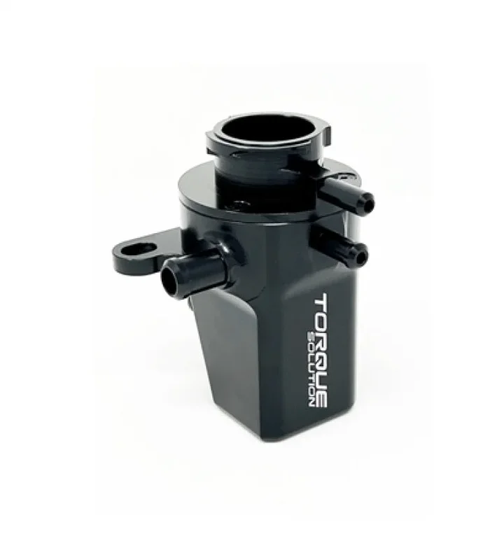 Torque Solution Coolant Expansion Tank: Subaru WRX 02-07 / STI 04-22 / Forester XT 04-08 – Black