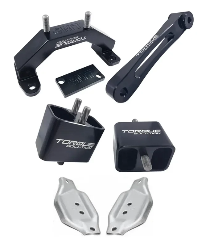 Torque Solution Engine & Transmission Mount Kit w/ Mount Plates 02-14 Subaru WRX / 04+ Subaru STI6.6 lb