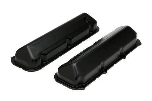 Trans-Dapt 68-88 Ford 429-460 Valve Covers Black Baffled
