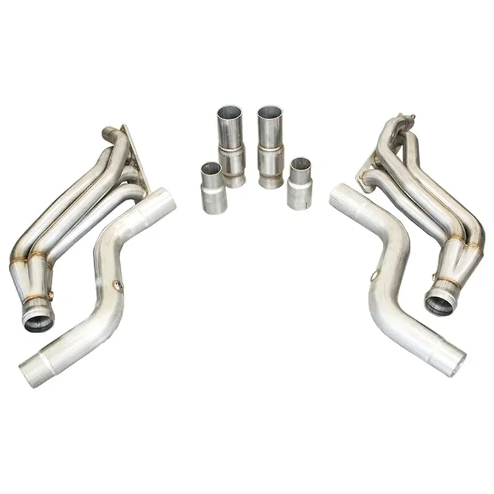 TSP Hemi-Hellcat 2″ Long Tube Headers With High Flow Cat Connection Pipes