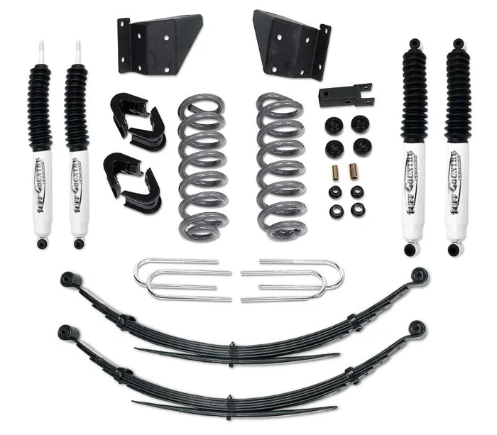 Tuff Country 78-79 Ford Bronco 4×4 4in Performance Lift Kit with Rear Leaf Springs (SX8000 Shocks)