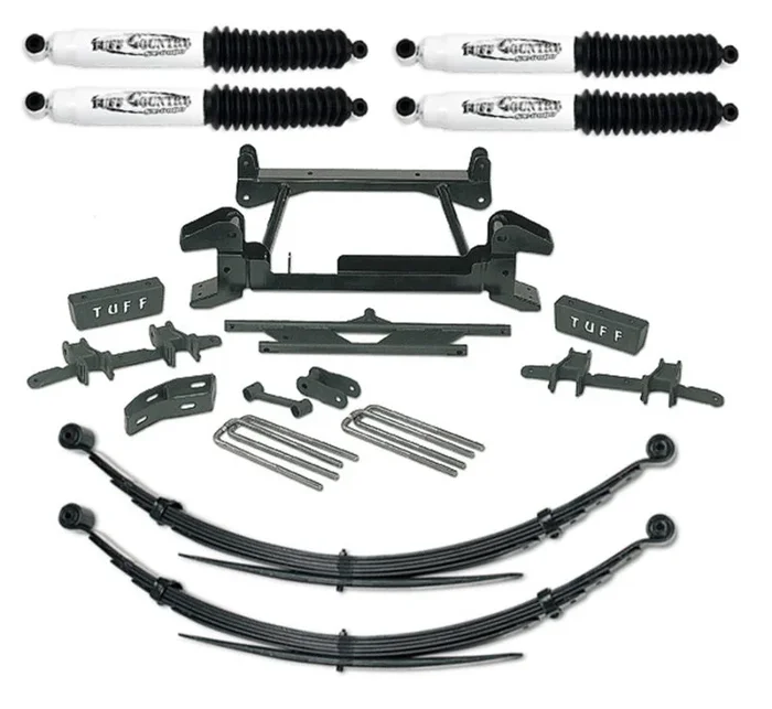 Tuff Country 88-98 Chevy Truck K1500 4×4 6in Lift Kit with Rear Leaf Springs (SX8000 Shocks)