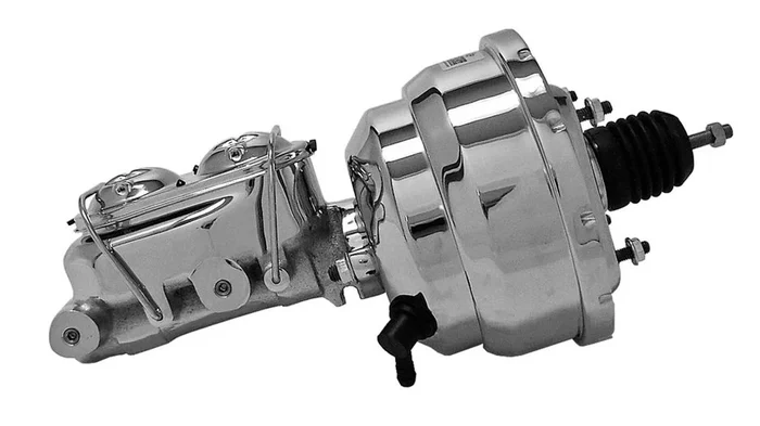 Tuff-Stuff 8in Brake Booster Chrome w/2018NA Master Cylinder
