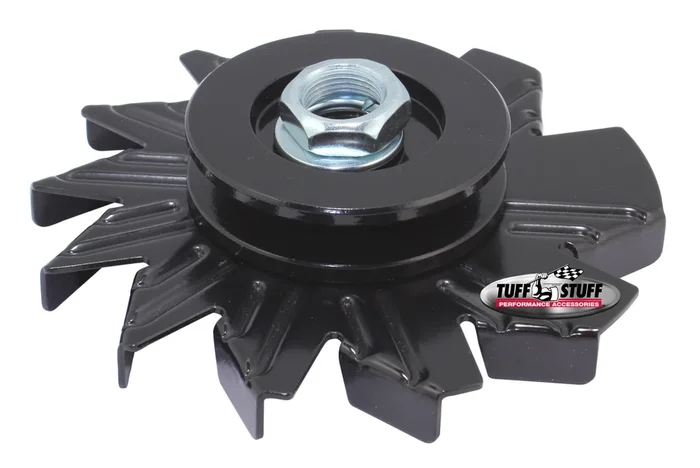 Tuff-Stuff Alternator Stealth Black Fan and Pulley Combo