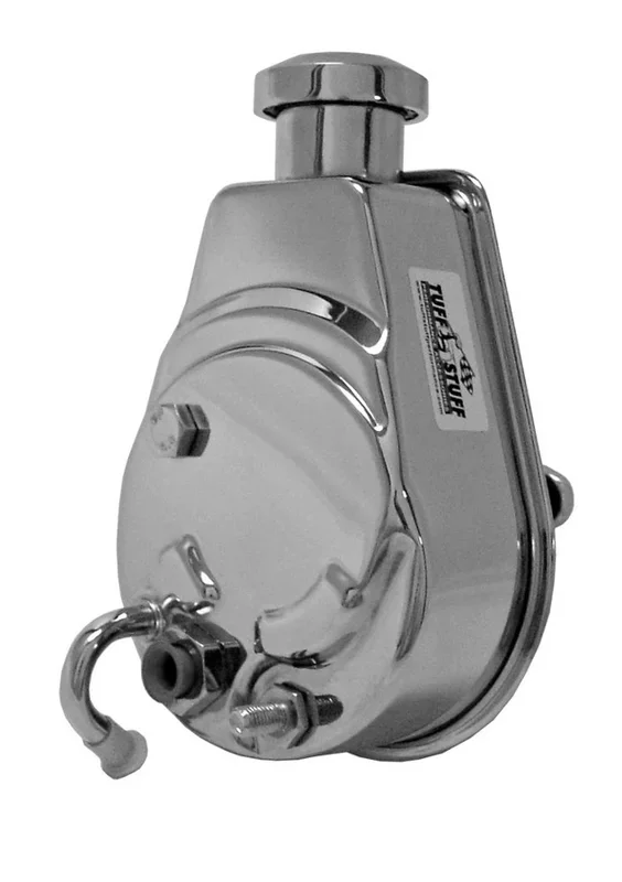 Tuff-Stuff Saginaw Power Steering Pump Chrome 850psi