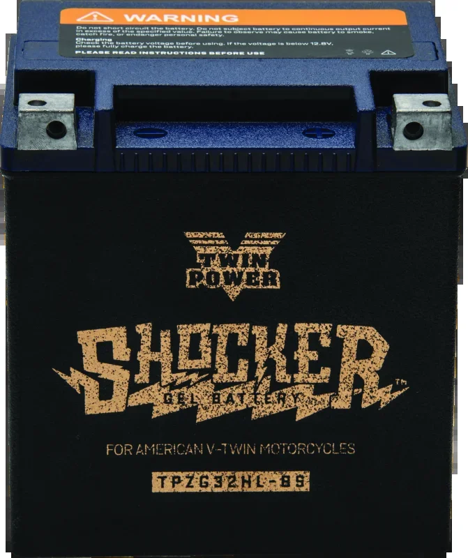 Twin Power YTX-32HL Shocker Gel Battery Replaces H-D 66010-97A 445CCA22.9 lb