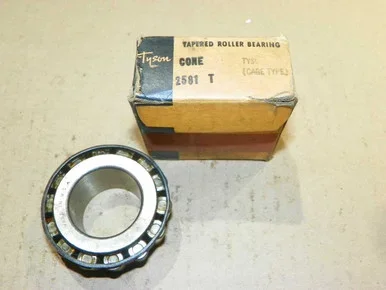 Tyson 2581-T Tapered Roller Bearing Cage Type Cone NOS Made in USA