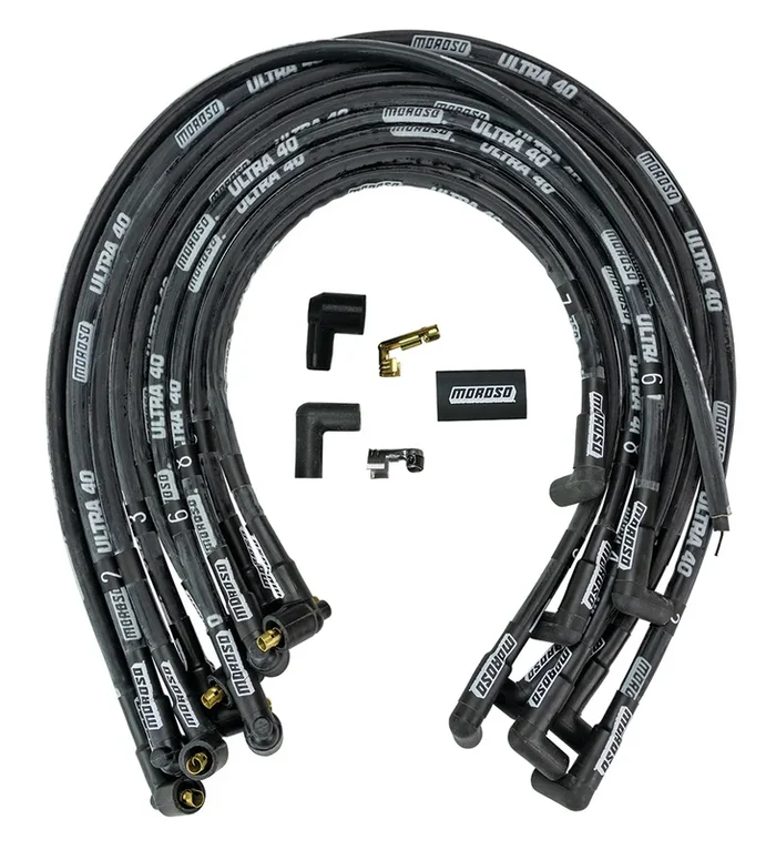 Ultra 40 Plug Wire Set – Black