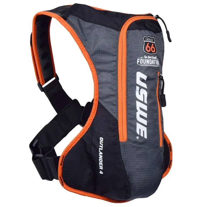 USWE Outlander KC66 Limited Edition Hydration Pack 4L – Black/Grey/Orange