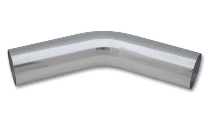 Vibrant 1.5in O.D. Universal Aluminum Tubing (45 degree bend) – Polished