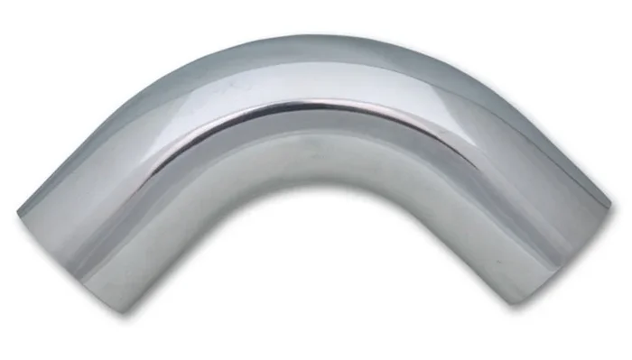 Vibrant 2.75in O.D. Universal Aluminum Tubing (90 degree bend) – Polished