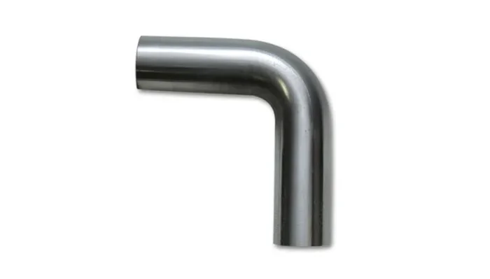 Vibrant 3.5in O.D. T304 SS 90 deg Mandrel Bend 6in x 6in leg lengths (5.5in Centerline Radius)4.4 lb