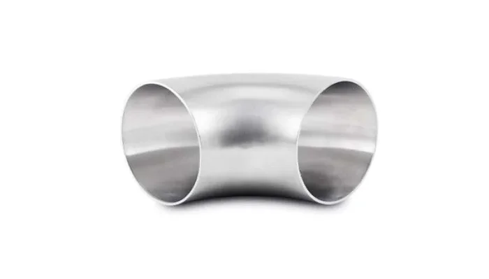 Vibrant 3.5in OD T304 SS 90 Deg Mandrel Bend Elbow (3.5in Centerline Radius)1.3 lb
