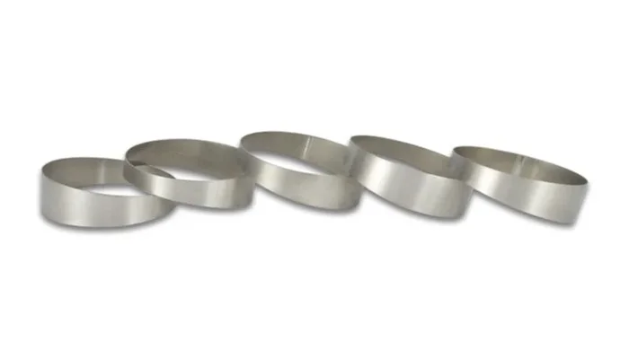 Vibrant 3in O.D. Titanium Pie Cuts – Set of 5
