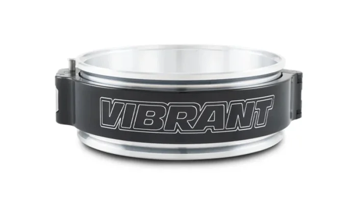 Vibrant 5in O.D. Aluminized HD 2.0 Clamp Assembly – Anodized Black