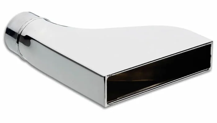 Vibrant 7.75in x 1.875in Rectangular SS Exhaust Tip (Camaro Style) – with 2.5in Inlet