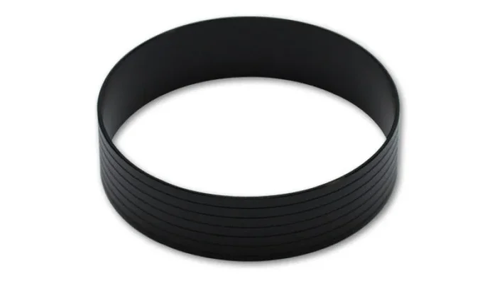 Vibrant HD Aluminum Union Sleeve for 2in OD Tubing – Hard Anodized Black