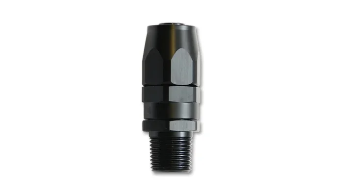 Vibrant Performance -6AN Male NPT Straight H ose End Fitting; Pipe Th