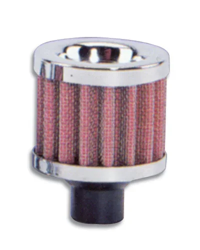 Vibrant Performance Crankcase Breather Filte r W/ Chrome Cap – 1/2In