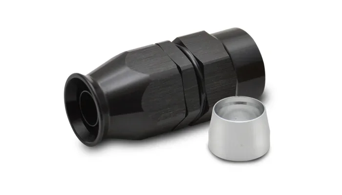 Vibrant Performance Hose End Fitting PTFE Straight -10AN