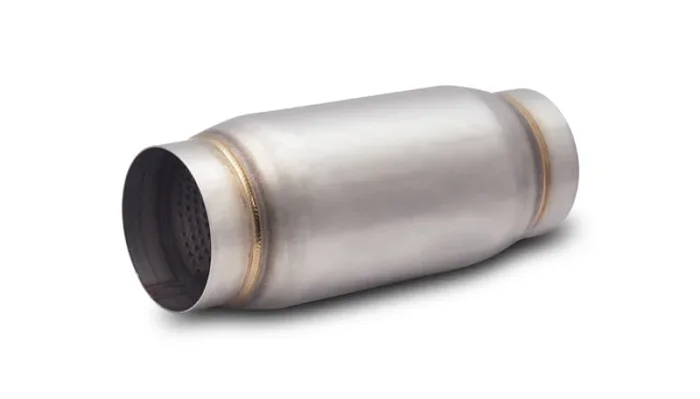 Vibrant SS Race Muffler 3in inlet/outlet x 9in long 3.75in Muffler Body OD2.5 lb