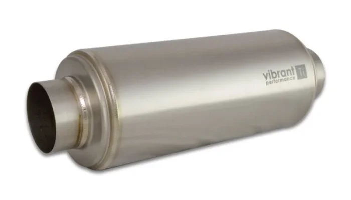 Vibrant Titanium Resonator 3in. Inlet 3in. Outlet x 16in. Long 17532