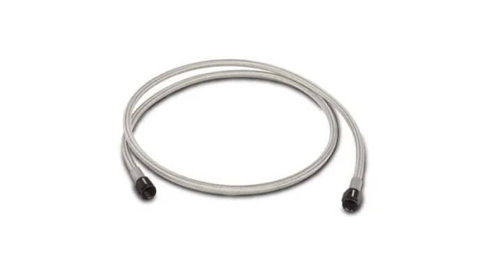 Vibrant Univ Oil Feed Kit 2ft Teflon lined S.S. hose with two -3AN female fittings preassembled0.14 lb