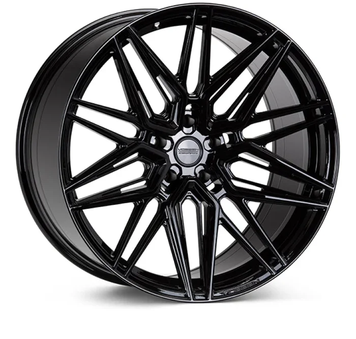 Vossen HF-7 24×10 / 5×120 / ET32 / Deep Face / 72.56 – Gloss Black Wheel