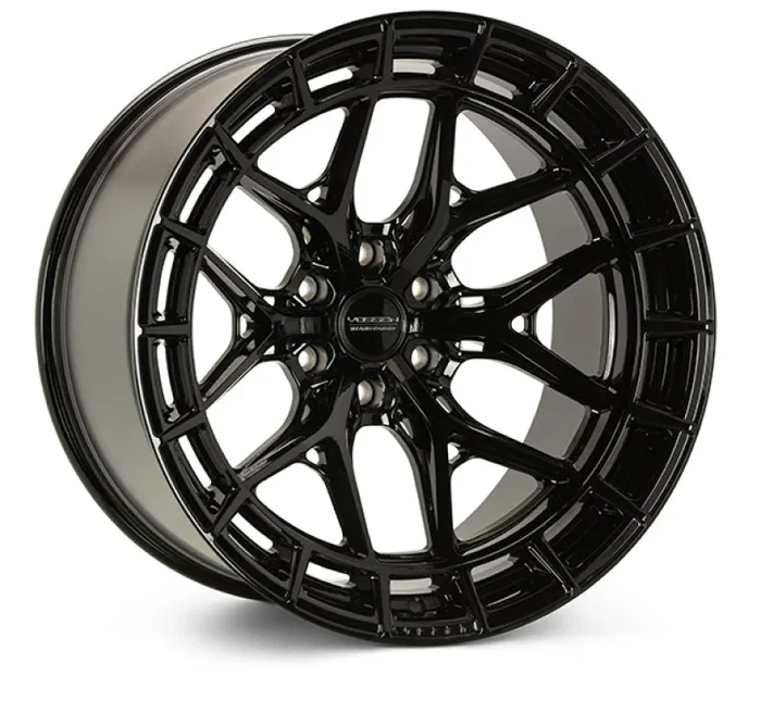 Vossen HFX-1 22×9.5 / 6×139.7 BP / ET20 / 106.1 CB / Deep – Gloss Black Wheel