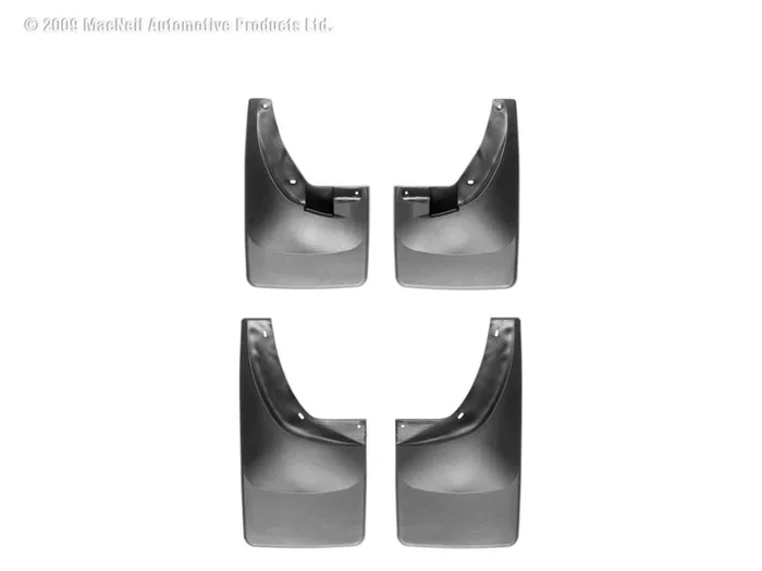 WeatherTech 06-08 Dodge Ram Truck No Drill Mudflaps – Black