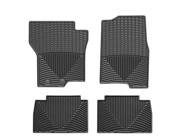 WeatherTech 15+ Mercedes-Benz C-Class/17+ E-Class Front and Rear Rubber Mats – Black